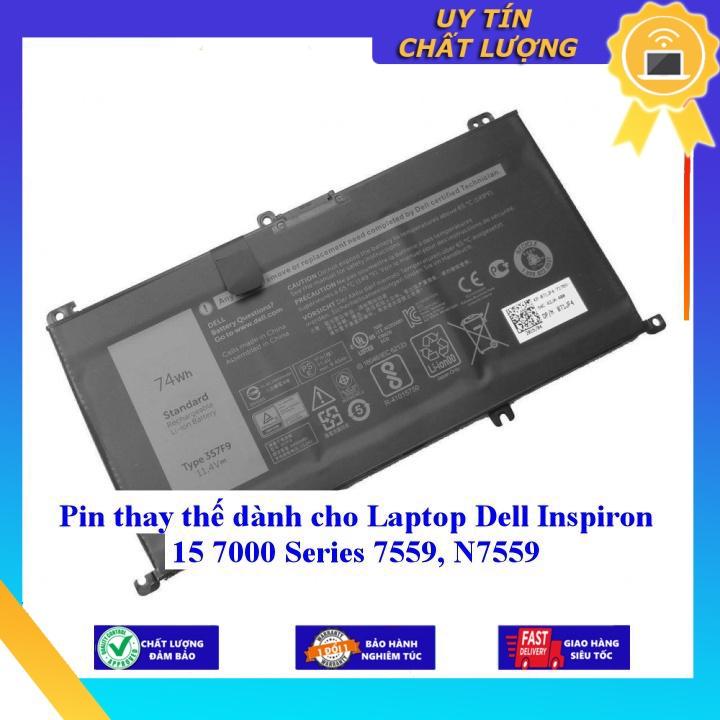 Pin dùng cho Laptop Dell Inspiron 15 7000 Series 7559 N7559 - Hàng Nhập Khẩu New Seal