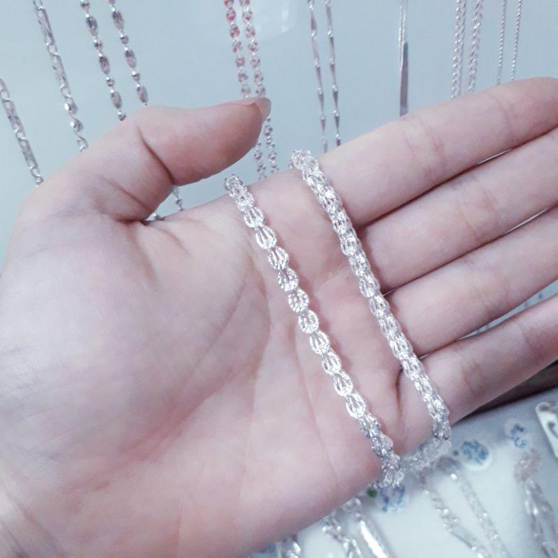 Dây chuyền Bạc Ý Cao Cấp Đuôi Phụng 4 tấc 5