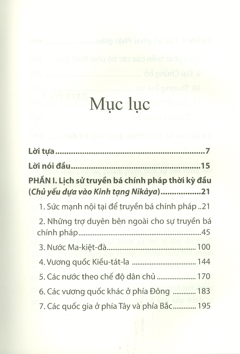 LỊCH SỬ TRUYỀN BÁ CHÍNH PHÁP VÀ CÁC BỘ PHÁI PHẬT GIÁO THỜI KỲ ĐẦU (Bìa cứng)