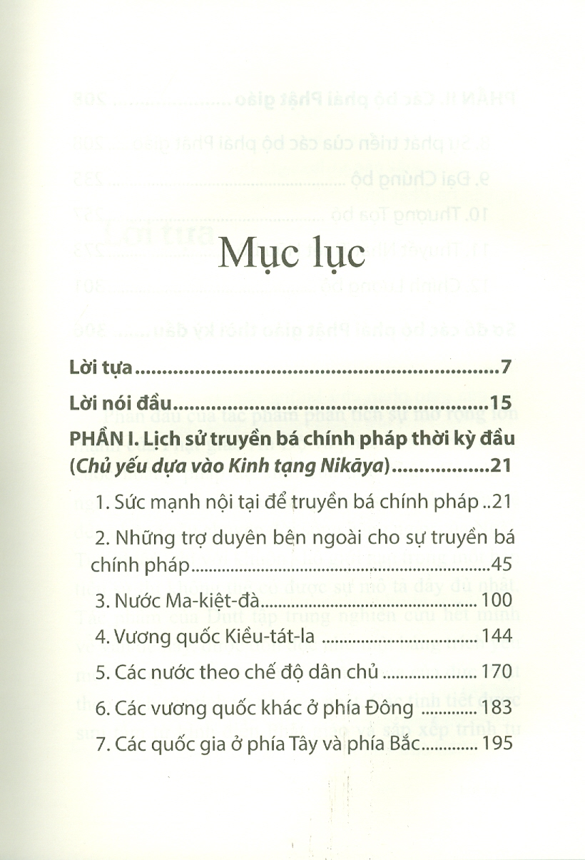 LỊCH SỬ TRUYỀN BÁ CHÍNH PHÁP VÀ CÁC BỘ PHÁI PHẬT GIÁO THỜI KỲ ĐẦU (Bìa cứng)