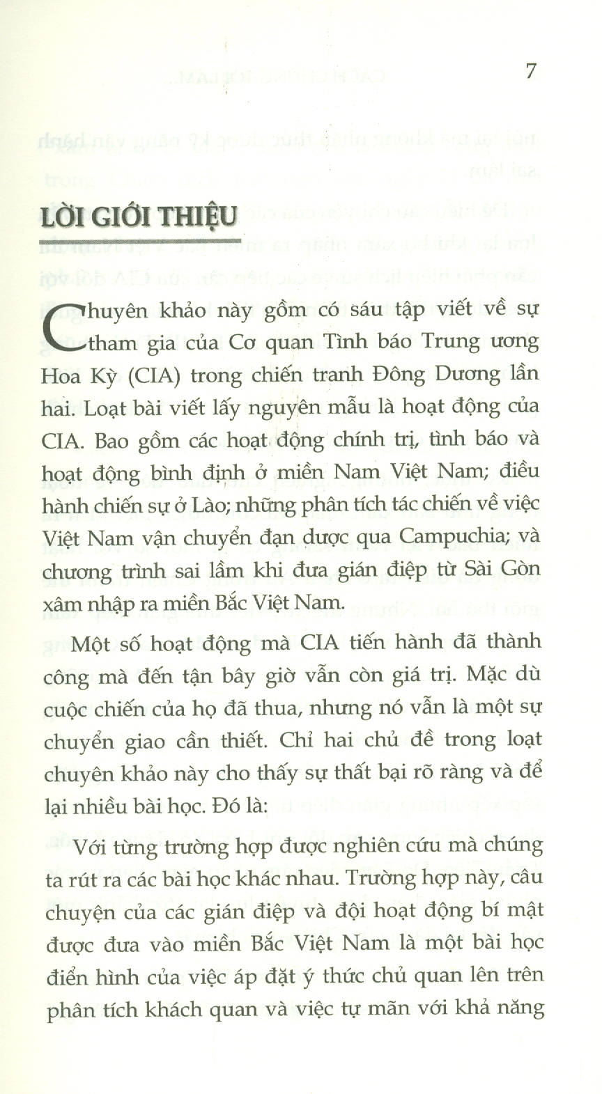 CÁCH CHÚNG TÔI LÀM: CHƯƠNG TRÌNH BÍ MẬT XÂM NHẬP MIỀN BẮC VIỆT NAM 1961 – 1964