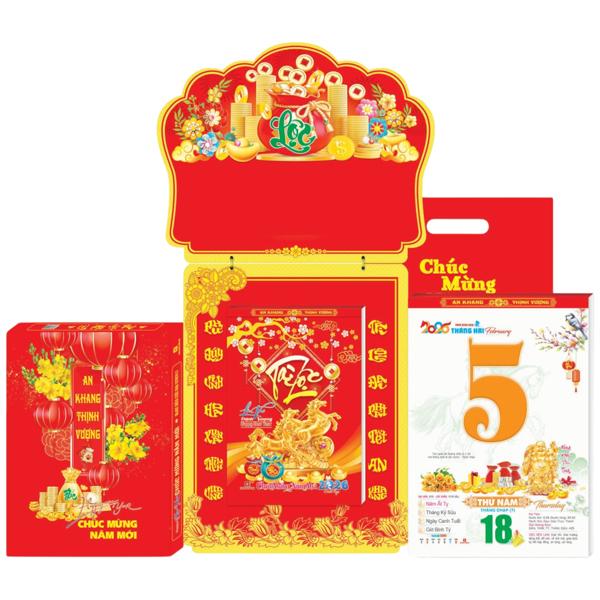 Lịch Bloc Đại Đặc Biệt 2026 - Lộc Vui Thịnh Vượng - Sách Thời Đại STĐ-NST08
