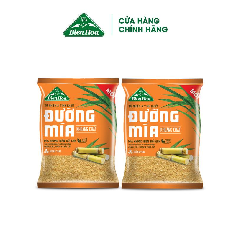 Combo 2 Đường Mía Khoáng Chất Biên Hòa 1Kgtúi