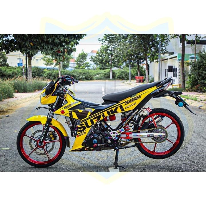 Tem rời dành cho satria fi movistar vàng