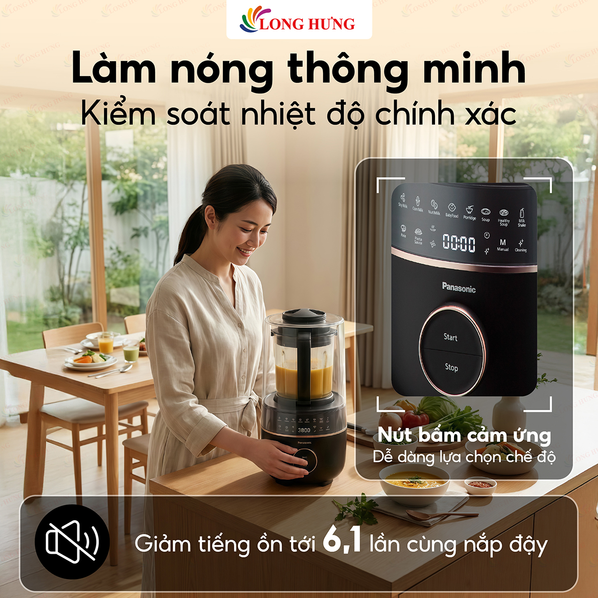 Máy xay đa năng Panasonic MX-HG4401KRA - Hàng chính hãng