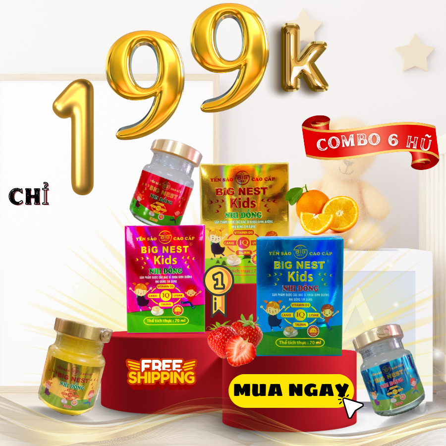 Yến Sào Nhi Đồng Cho Trẻ B.iếng Ă.n Vị Tự Nhiên