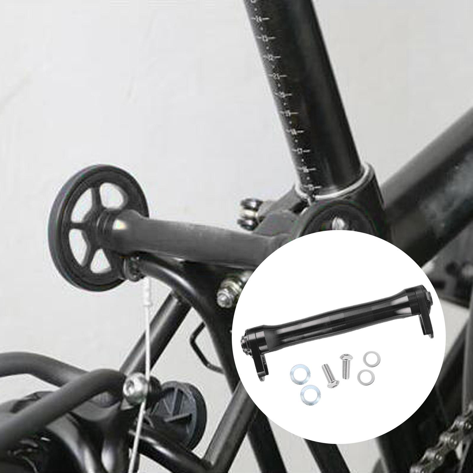 2 Sets Folding bike Wheel Extension Rod Equipment Components Parts