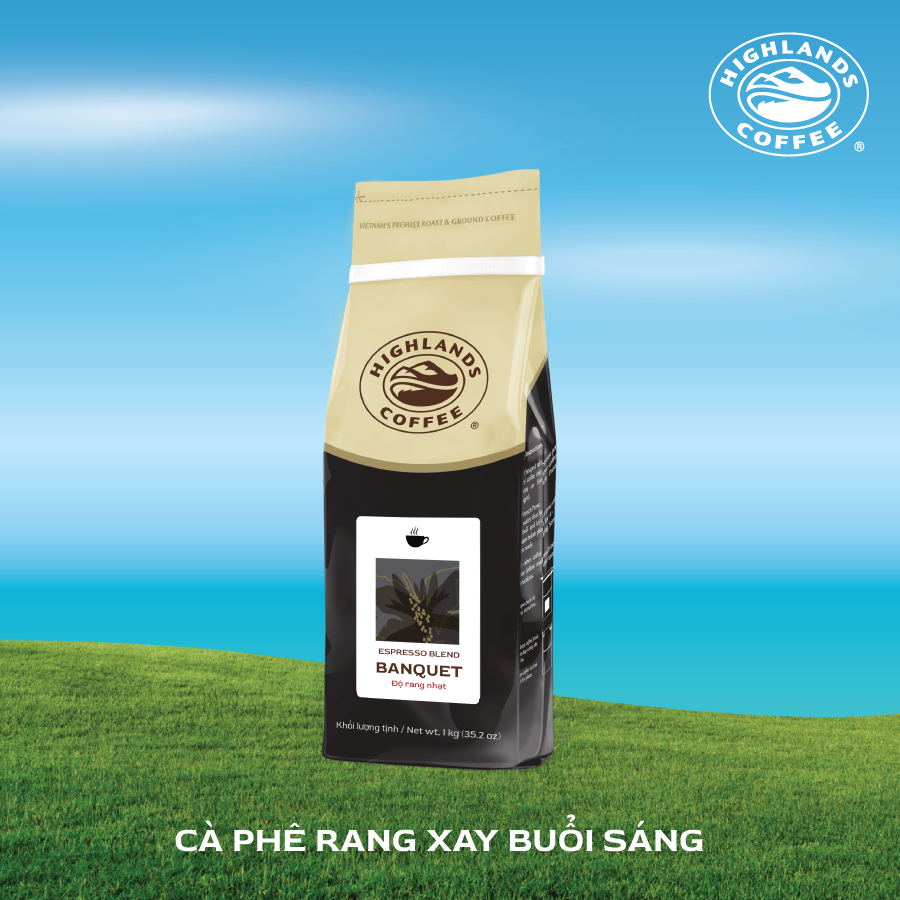 Cà Phê Bột Buổi Sáng Highlands Coffee (1kg)