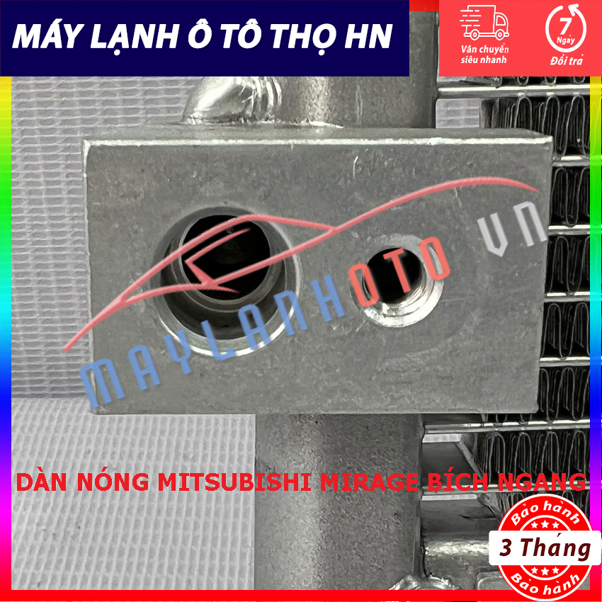 Dàn (giàn) nóng Mitsubishi Mirage / Attrage (2 bích ngang) Hàng xịn Thái Lan (hàng chính hãng nhập khẩu trực tiếp)