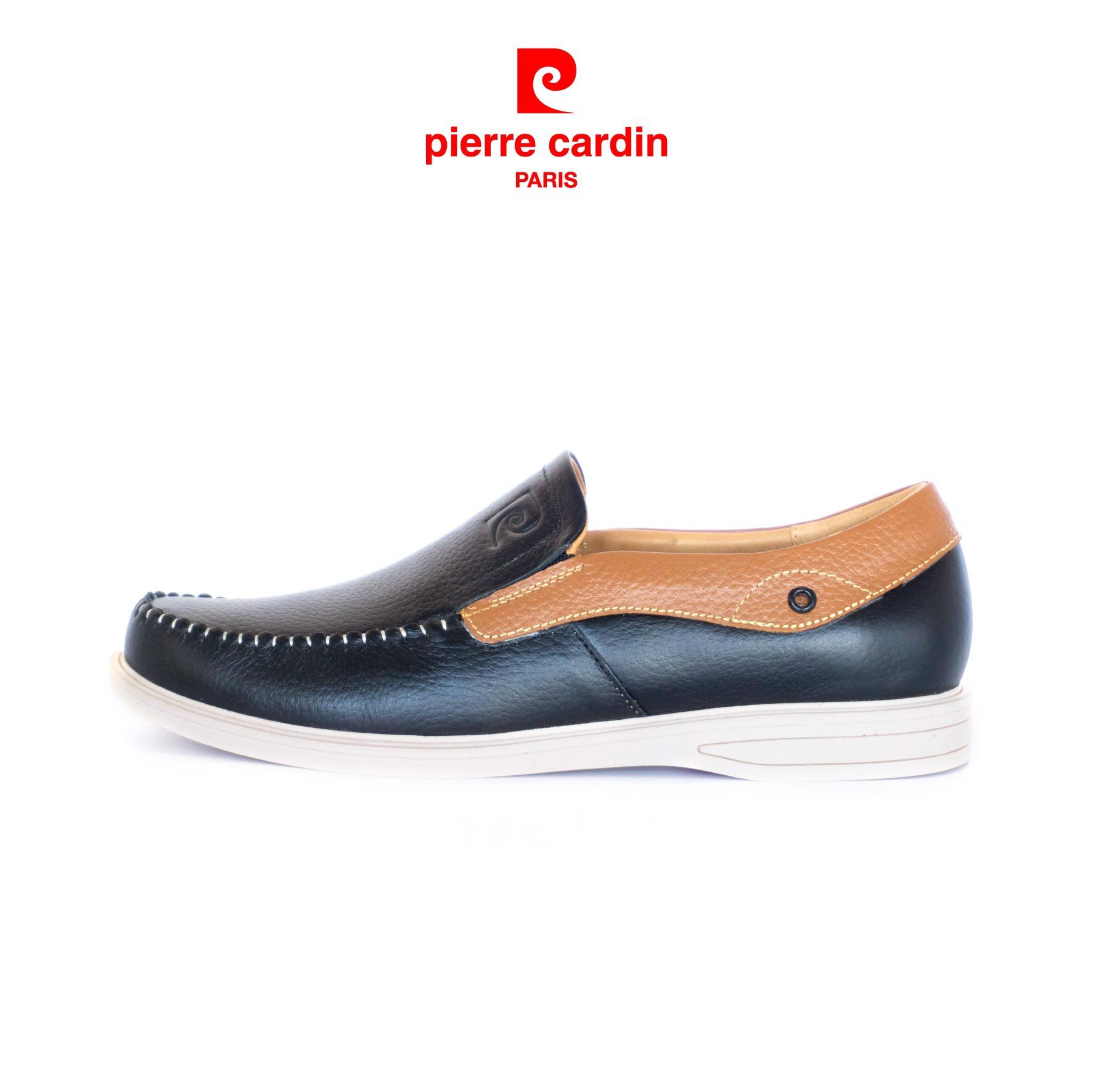 Giày lười da bò nam cao cấp Pierre Cardin, đa dạng màu sắc thời thượng, thiết kế cổ điển, sang trọng PCMFWL 506