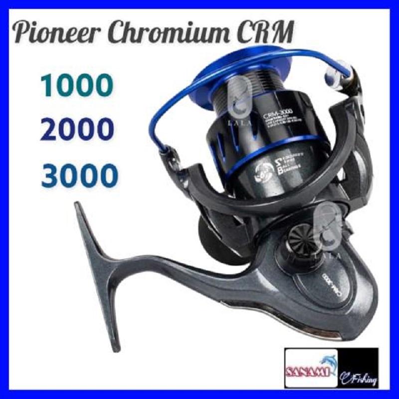 Máy Câu Cá Đứng Pioneer CHROMIUM CRM Đủ Size -1000 2000 3000 4000 - Sanami Fishing Store