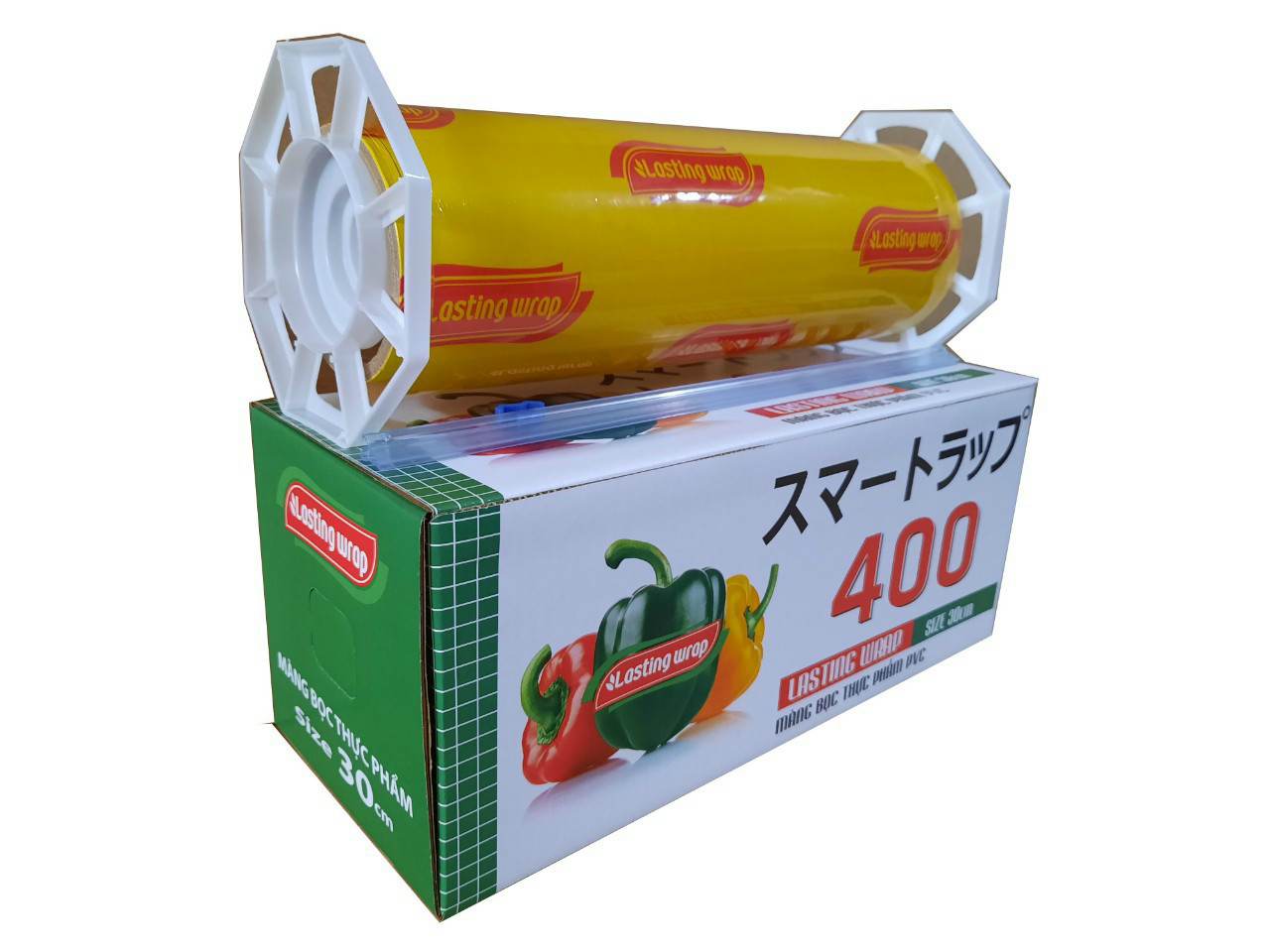 Màng bọc thực phẩm PVC lasting wrap 30cm×400 (300m)