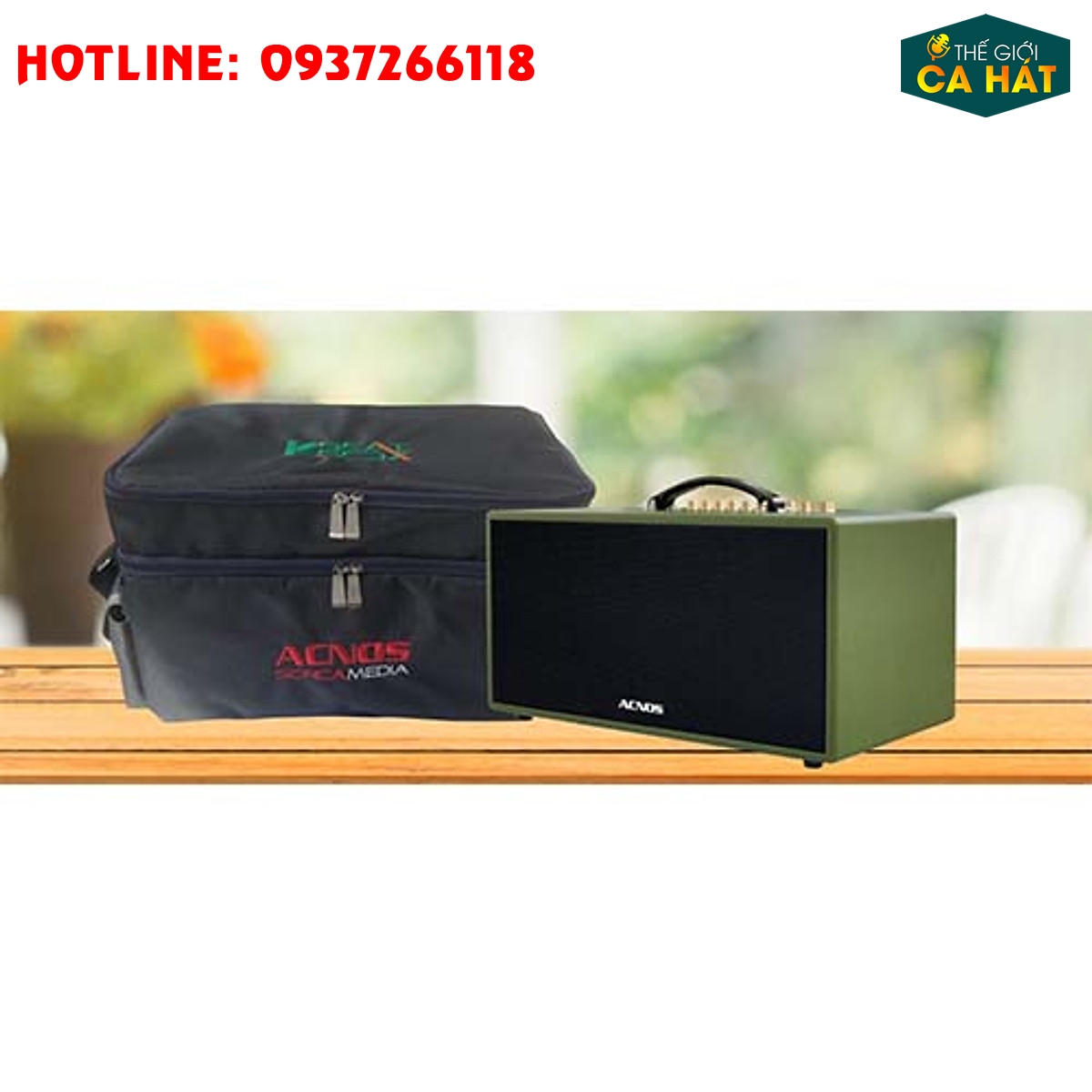 TÚI BA LÔ ACNOS BL-02/ LOA DI ĐỘNG - CHÍNH HÃNG