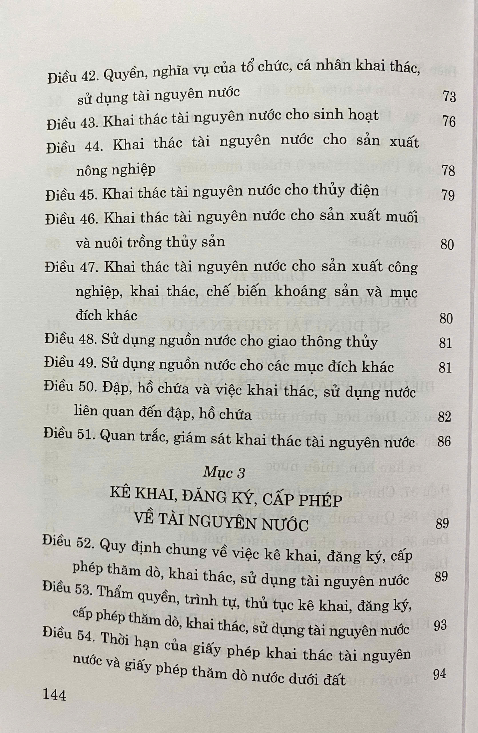 Luật Tài Nguyên Nước