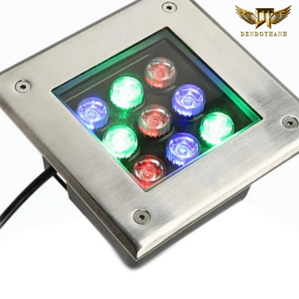 Đèn âm đất vuông, đèn âm sàn RSV87 hình vuông trang trí ngoại cảnh dẫn lối sang trọn hiện đại,sử dụng đổi nguồn 24v