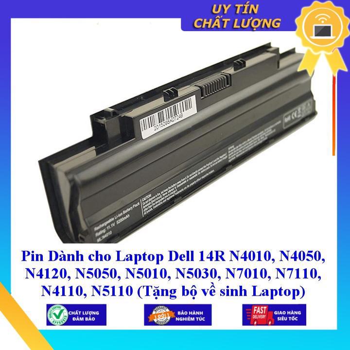 Pin dùng cho Laptop Dell 14R N4010 N4050 N4120 N5050 N5010 N5030 N7010 N7110 N4110 N5110 - Hàng Nhập Khẩu MIBAT373