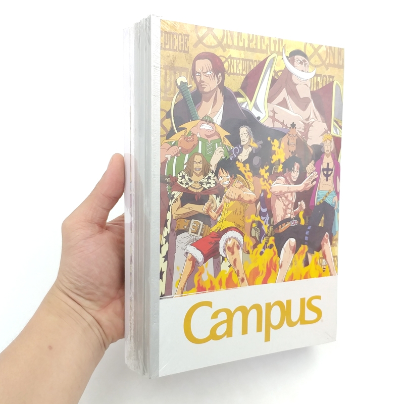 Vở Học Sinh B5 Kẻ Ngang Có Chấm 200 Trang ĐL 70g/m2 - Campus One Piece - Mẫu 3 - NB-BOPE200