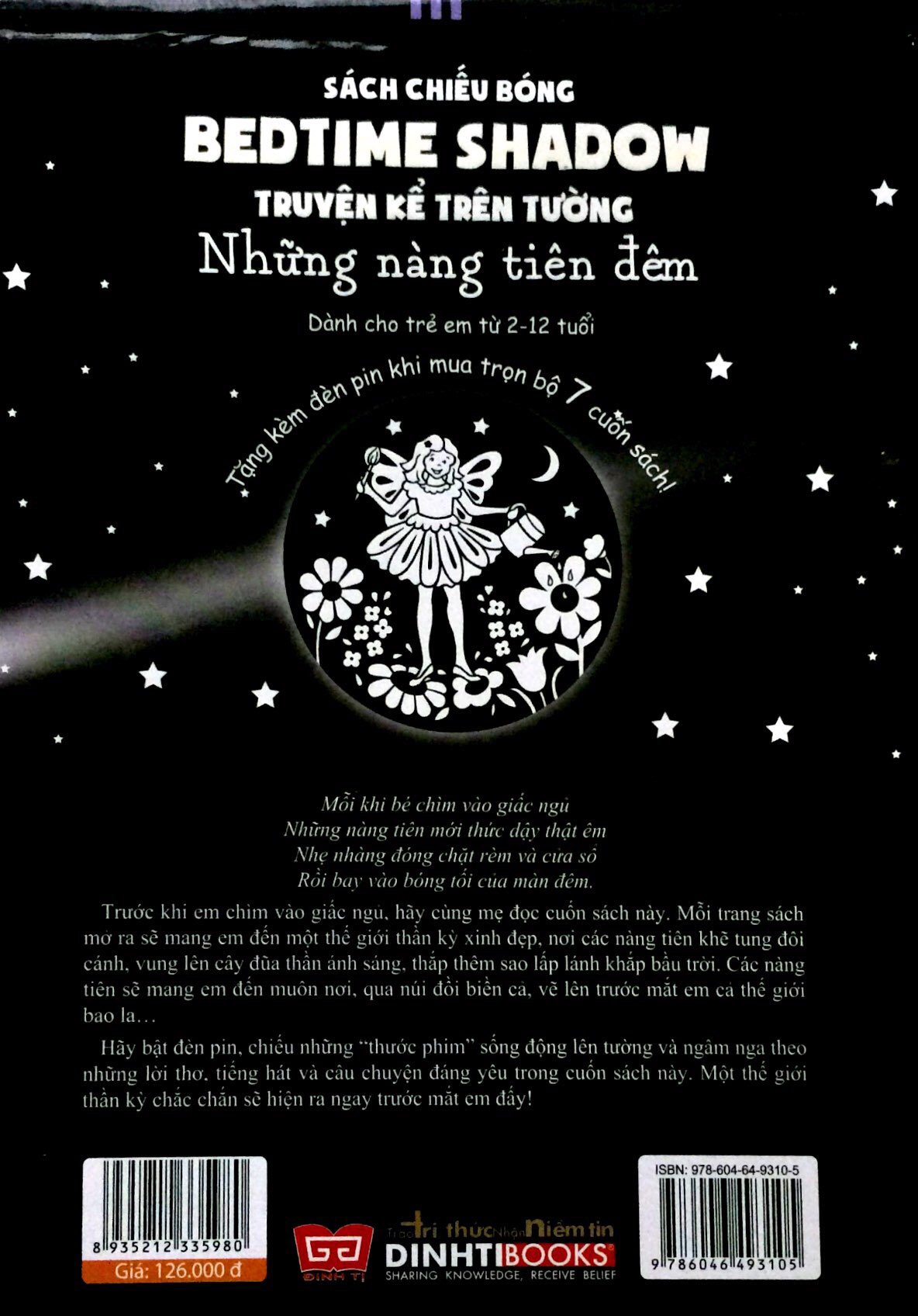 Sách Chiếu Bóng - Bedtime Shadow - Truyện Kể Trên Tường - Những Nàng Tiên Đêm