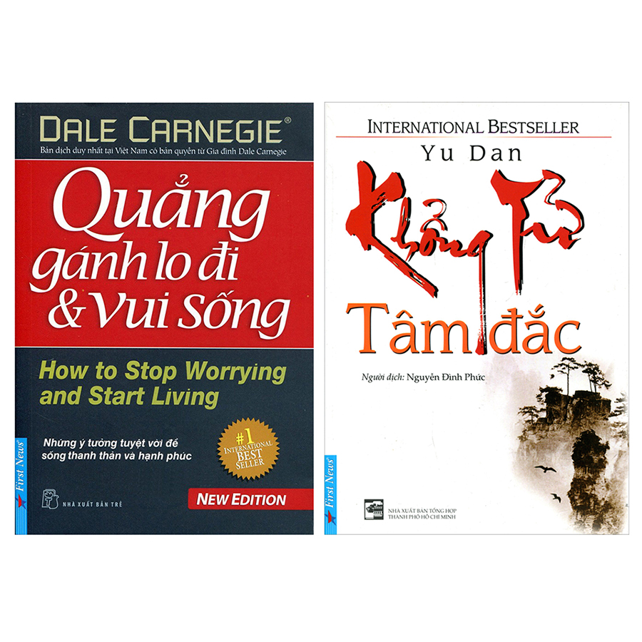 Combo Khổng Tử Tâm Đắc + Quẳng Gánh Lo Đi Và Vui Sống
