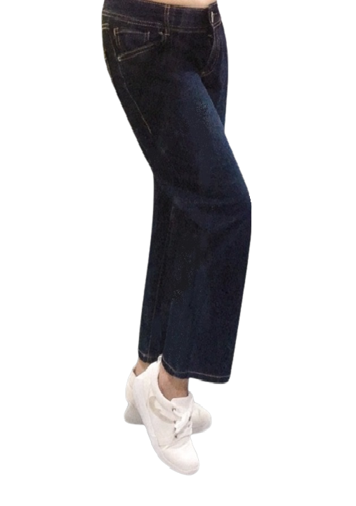 Quần Jean Lỡ Cotton Ống Suông