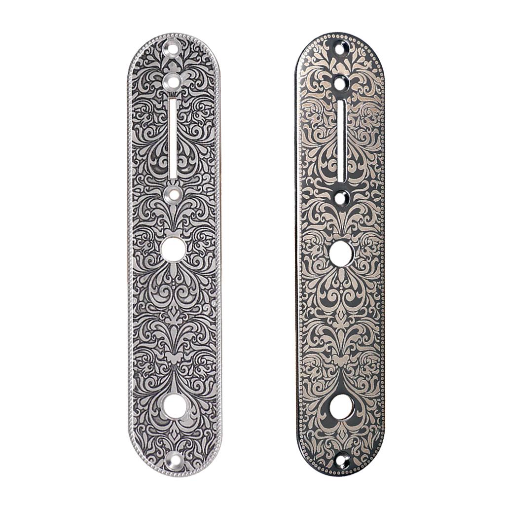 2 x Metal Guitar Control Plate Cover for TL Electric Guitar Replacement Parts