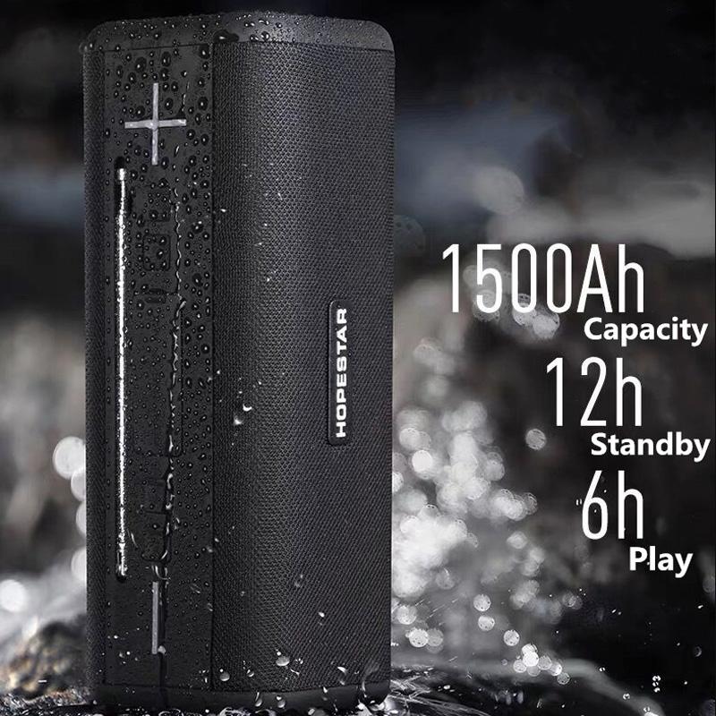 Hopestar T9 loa bluetooth di động Cột công suất cao Subwa-loa siêu trầm ngoài Color: Gray