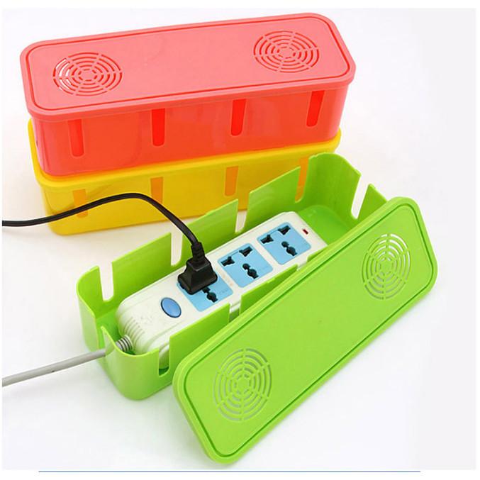 Hộp đựng ổ cắm điện nhựa, hộp dây điện an toàn có lỗ thông gió GD69-HDDN