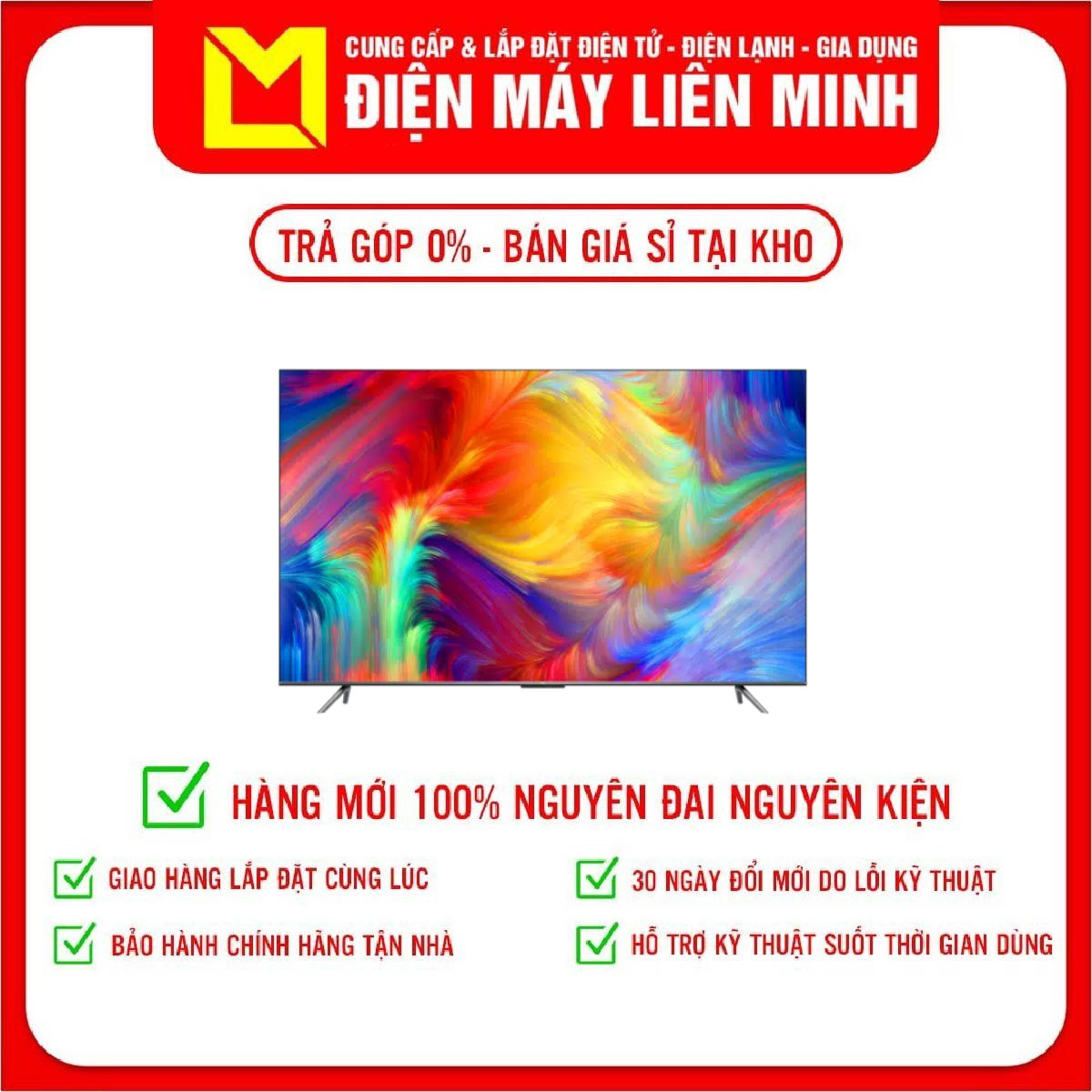 [SẢN PHẨM MỚI] TV GOOGLE 43&quot; 4K HDR TCL 43P735 - HDR, Dolby Vision/Atmos, MEMC, OK Google - Hàng chính hãng