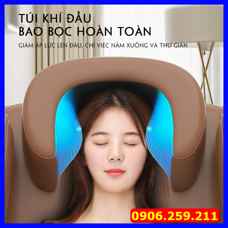 Ghế Massage Trị Liệu Toàn Thân Cao Cấp - Ghế MassageTrục SL Bi Lăn Tự Động ,Màn hình cảm ứng 