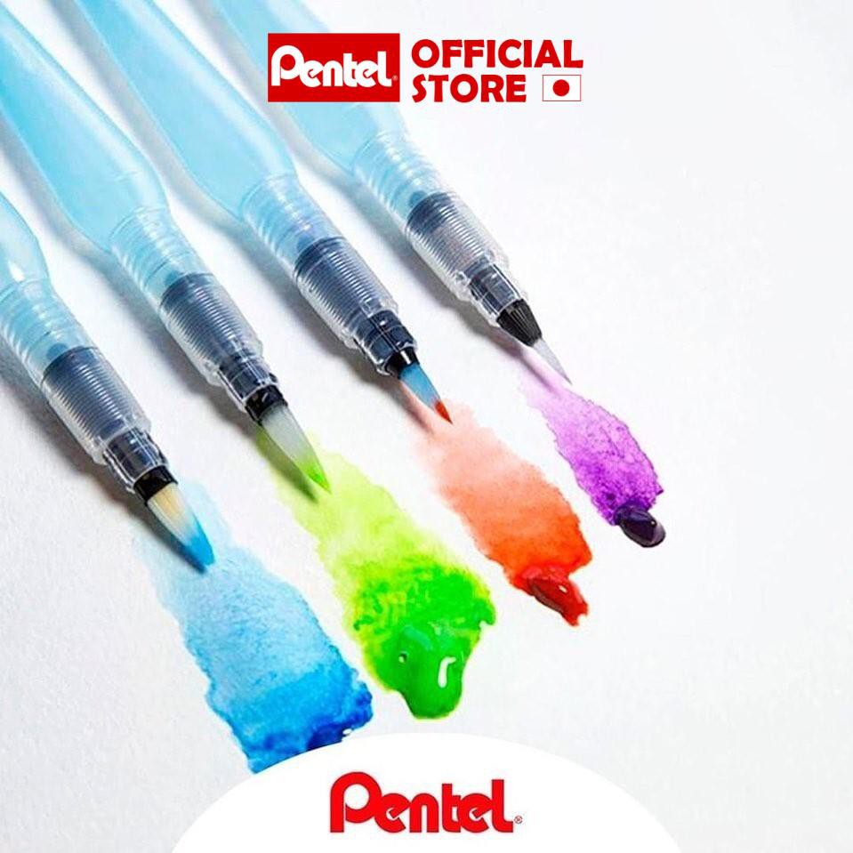 Pentel XFRH | Cọ Vẽ Màu Nước Chuyên Nghiệp | Đầu Mềm Và Dai | Thay Thế Cọ Vẽ Thông Thường| Pentel Brushpen