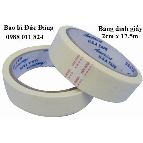 1 Cây Băng dính giấy (khổ 2cm và 5cm x dài 17.5m