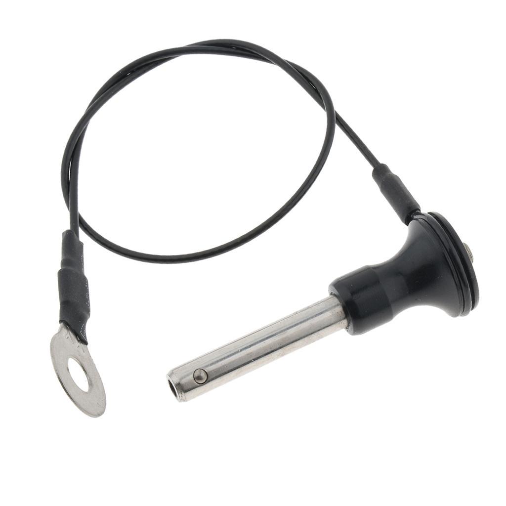 3x Stainless Steel Ball Lock Quick Release Pin Push Button, Dia 8mm 6mm Durable