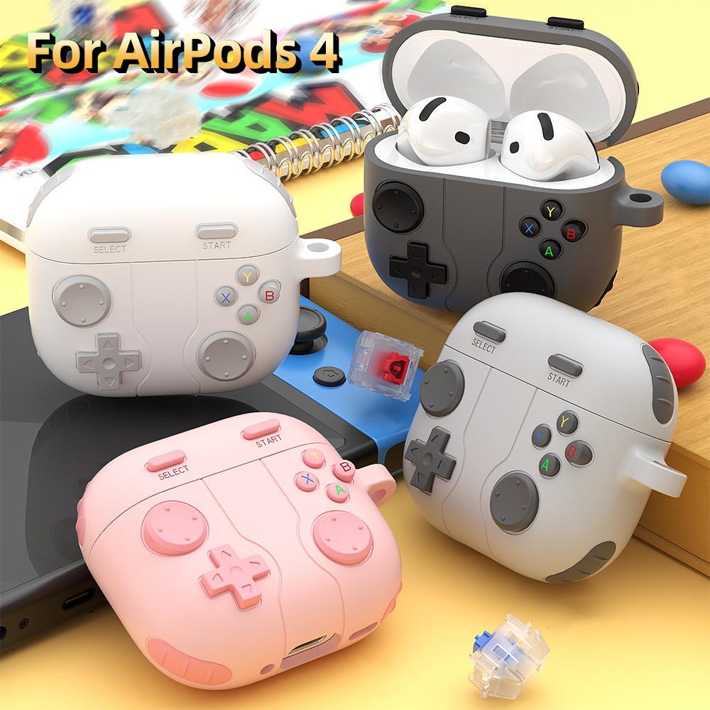 Bao Case Ốp Kiểu Tay Cầm Game cho Airpods 4 - Hàng Chính Hãng