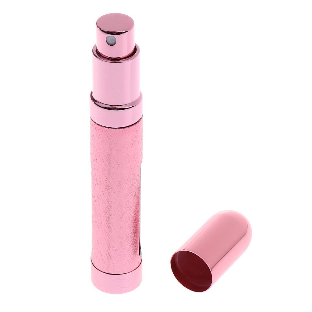 Travel 8ml Fine Mist Sprayer Bottle Makeup Atomizer Fragrance Aftershave Perfume Aluminum Essential Oil Container Vial