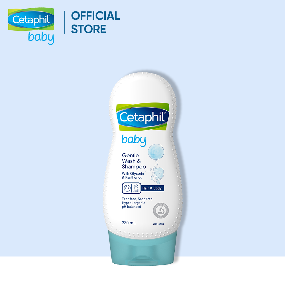 Sữa tắm gội dịu lành cho bé Cetaphil Baby Gentle Wash &amp; Shampoo 230ml