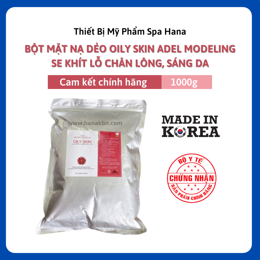 Mặt Nạ Oily - Mặt Nạ Bột Dẻo Adel Mask Hàn Quốc