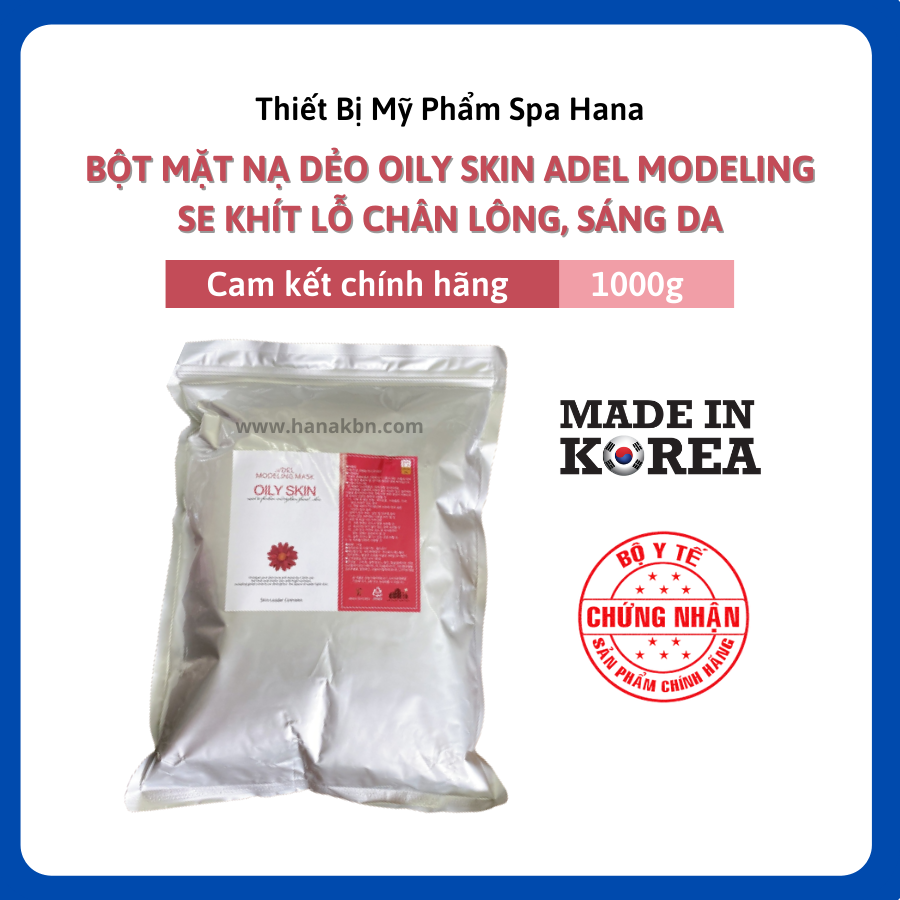 Mặt Nạ Oily - Mặt Nạ Bột Dẻo Adel Mask Hàn Quốc (Hàng Chính Hãng)