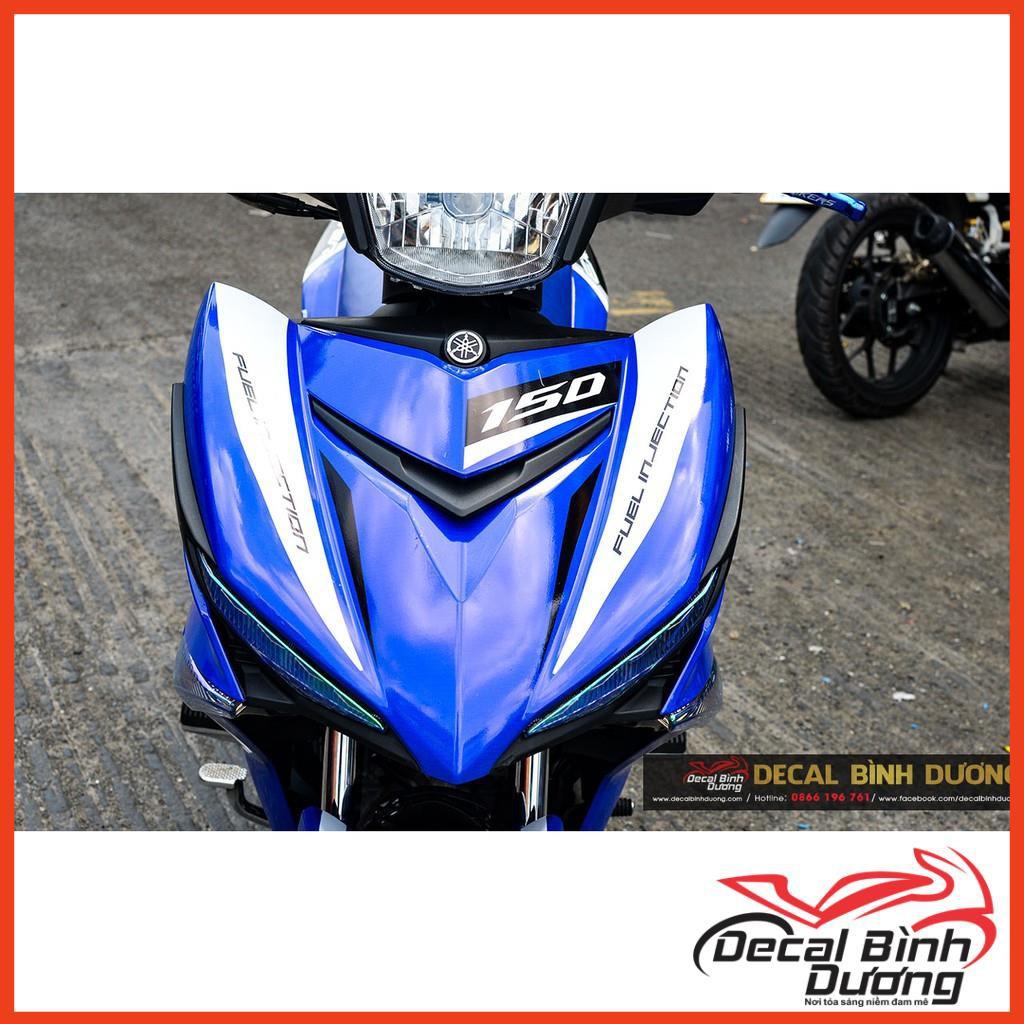 Tem Dành Cho Xe Exciter 150 - Tem Trùm Dành Cho Exciter 150 Sniper Xanh Trắng Đẹp Nhất