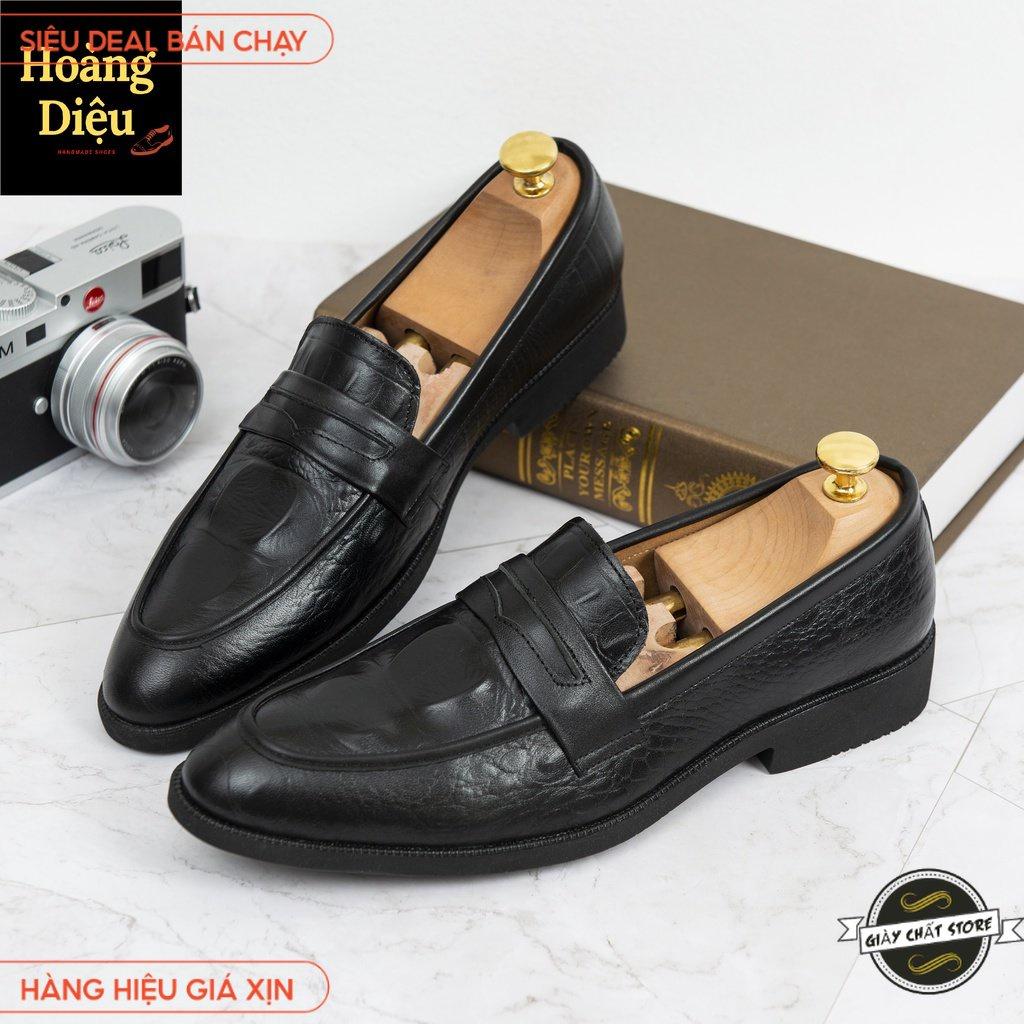 Giày Tây Nam Công Sở Cao Cấp, Hàng thủ công handmade 100 %, Chất Da Pu Pu Màu Nâu Đẳng Cấp Sang Trọng