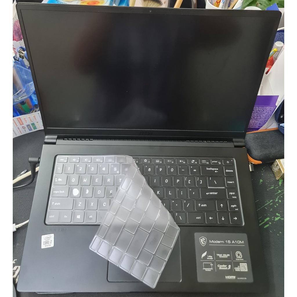 Ốp silicon phủ bàn phím dành cho Laptop MSI Delta 15