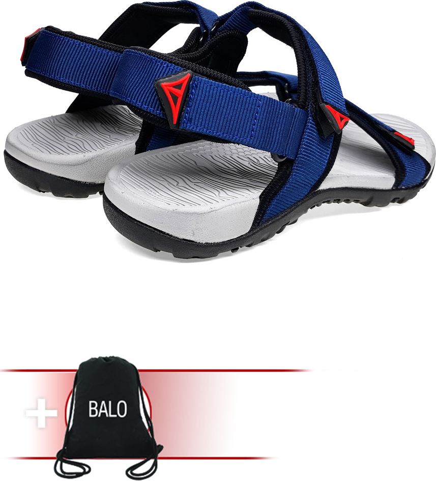 Giày Sandal Việt Thủy Quai Chéo VT2 - Xanh Dương - Kèm Balo Túi Rút Đặc Biệt