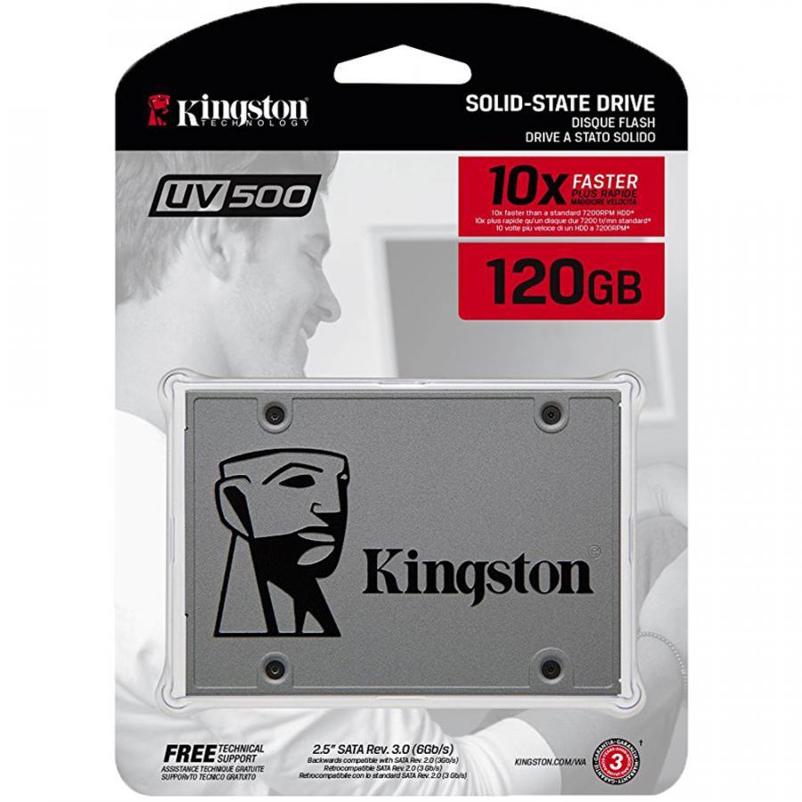 Ổ cứng SSD Kingston UV500 3D-NAND SATA III 120GB SUV500/120G - Hàng Chính Hãng