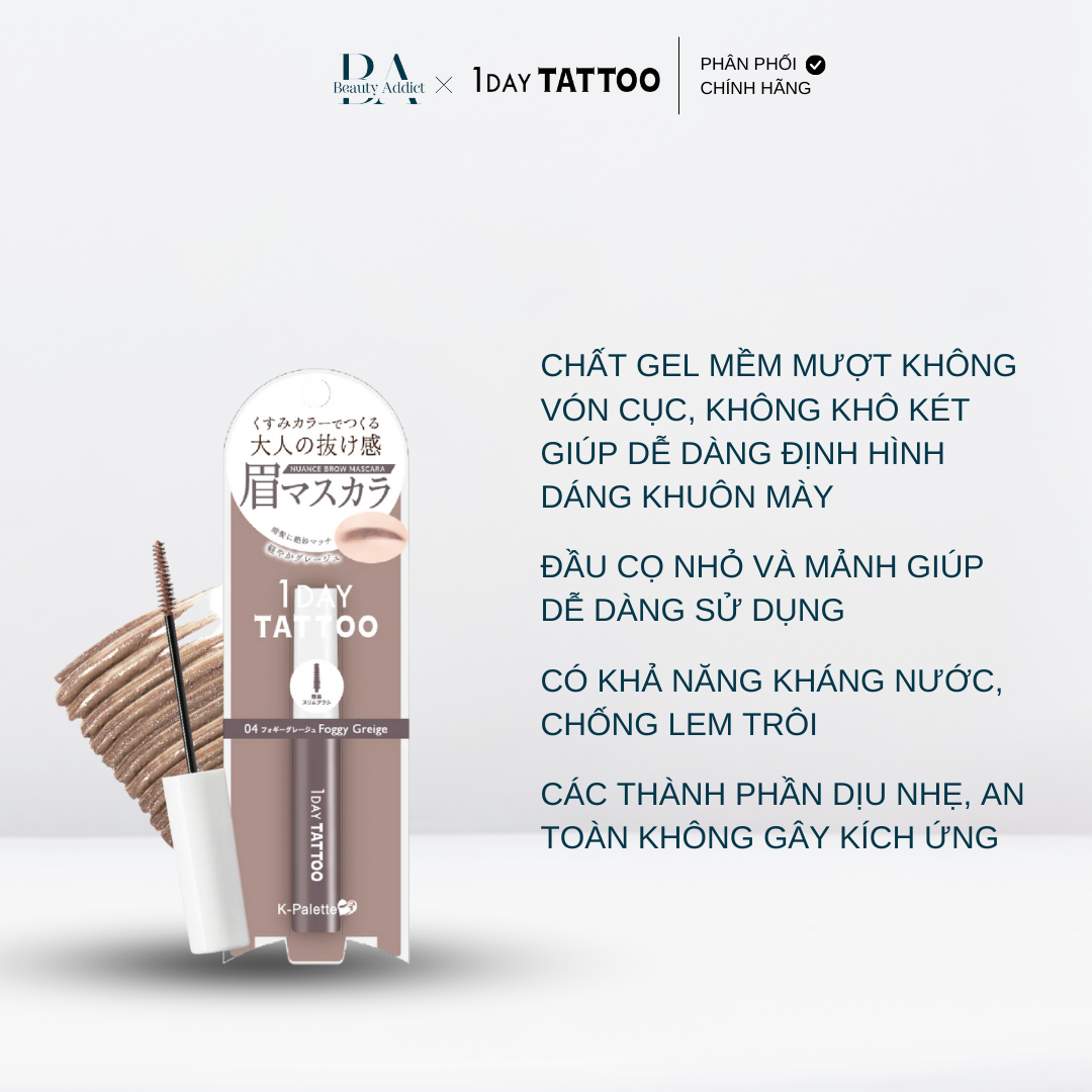 Mascara kẻ chân mày K-Palette Nuance Brown Mascara