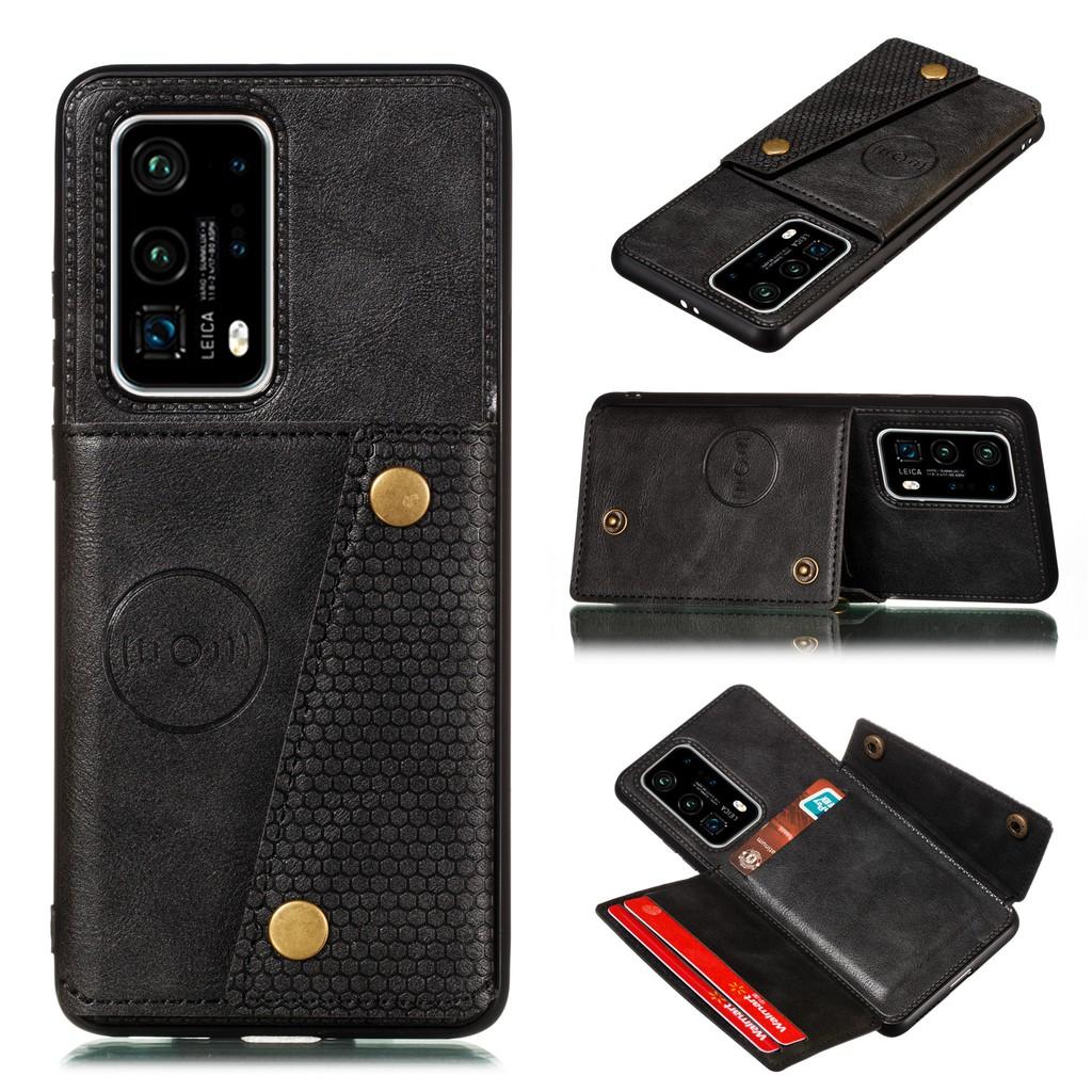 Ốp lưng da ví gập cho Huawei P40 P30 P20 Pro P40 P30 P20 Lite Nova 7i 4e 3e