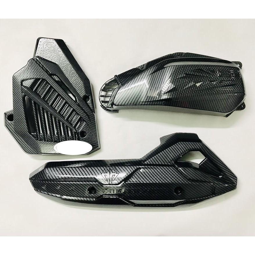 Combo Bộ 3 món Ốp Pô,Pô E,Két nước dành cho xe Airblade đời 2016>>>2019