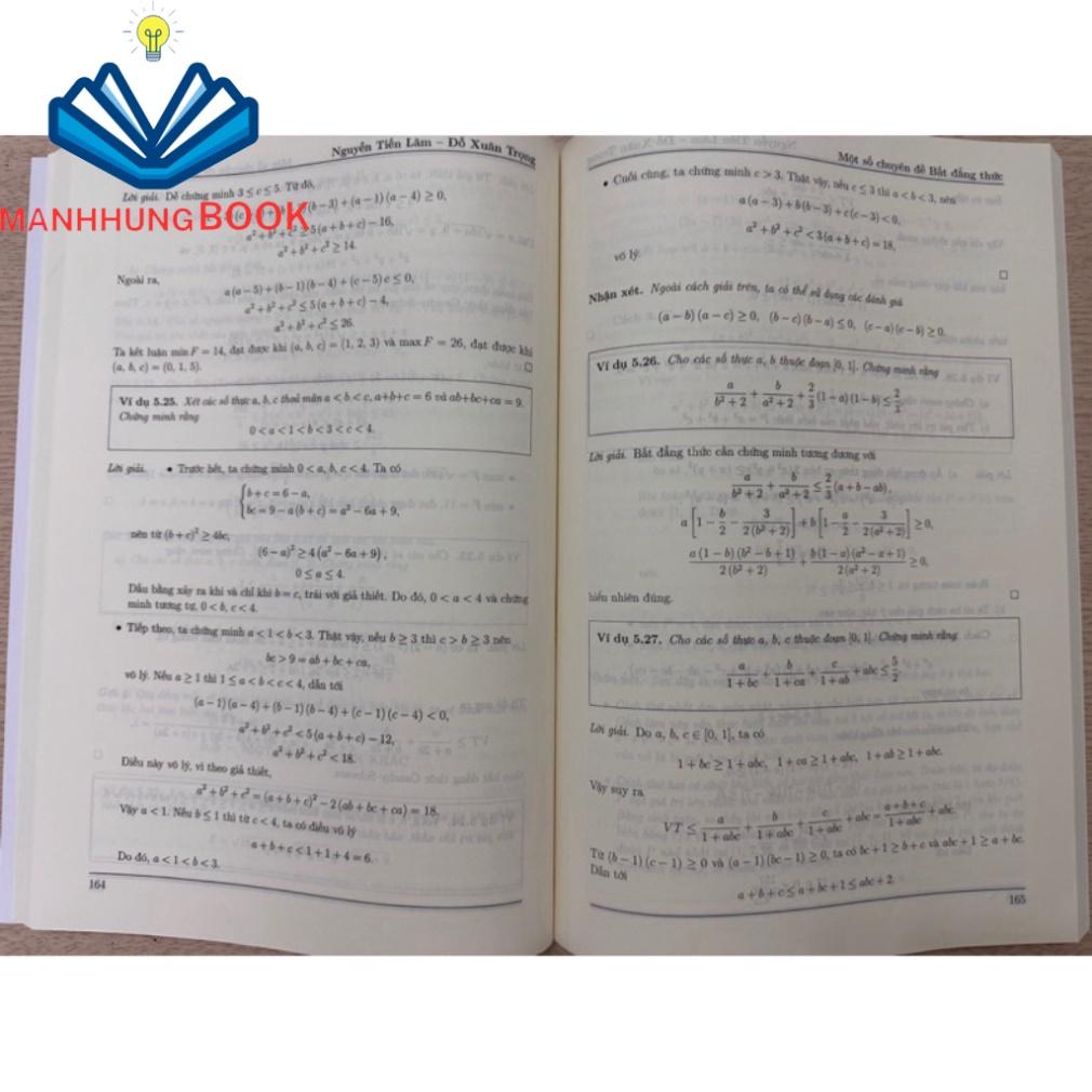 Sách - Một số chuyên đề BẤT ĐẲNG THỨC - Dành cho học sinh Trung học cơ sở