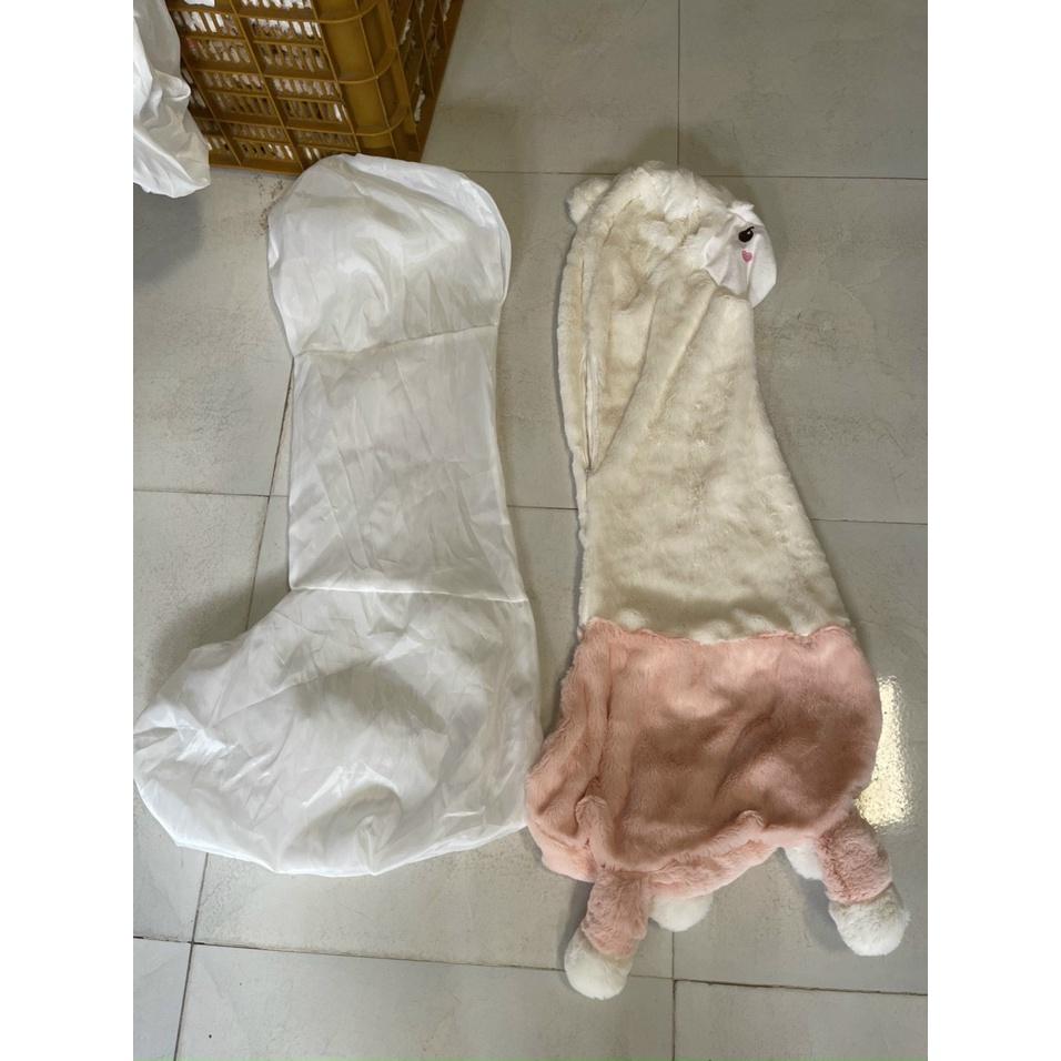 Gấu bông gối ôm Cừu Lạc đà Alpaca - 1m (có bao ruột gối)