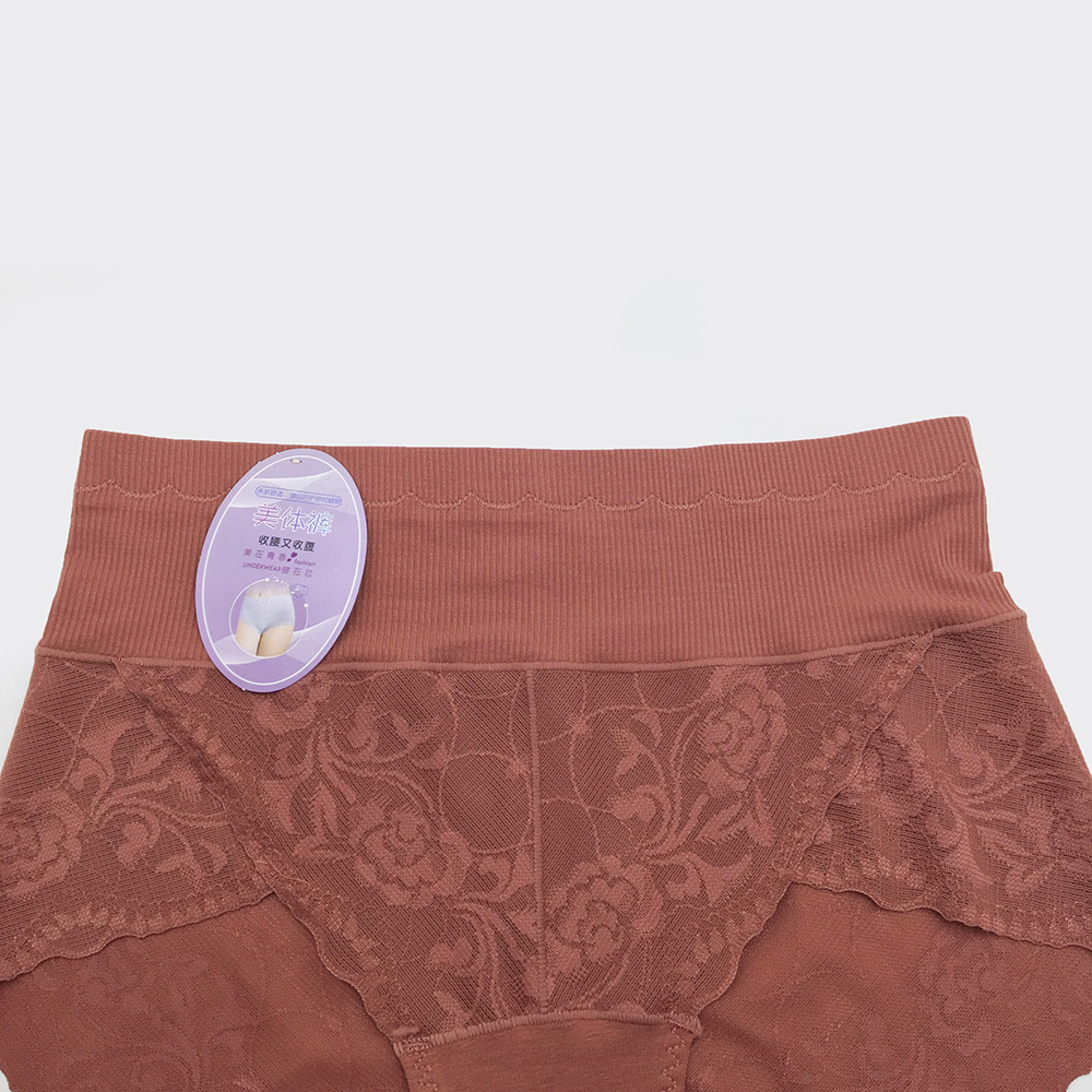 Quần lót nữ cotton ren cạp cao gen bụng, không lộ viền, mềm mịn,kháng khuẩn thấm hút tốt