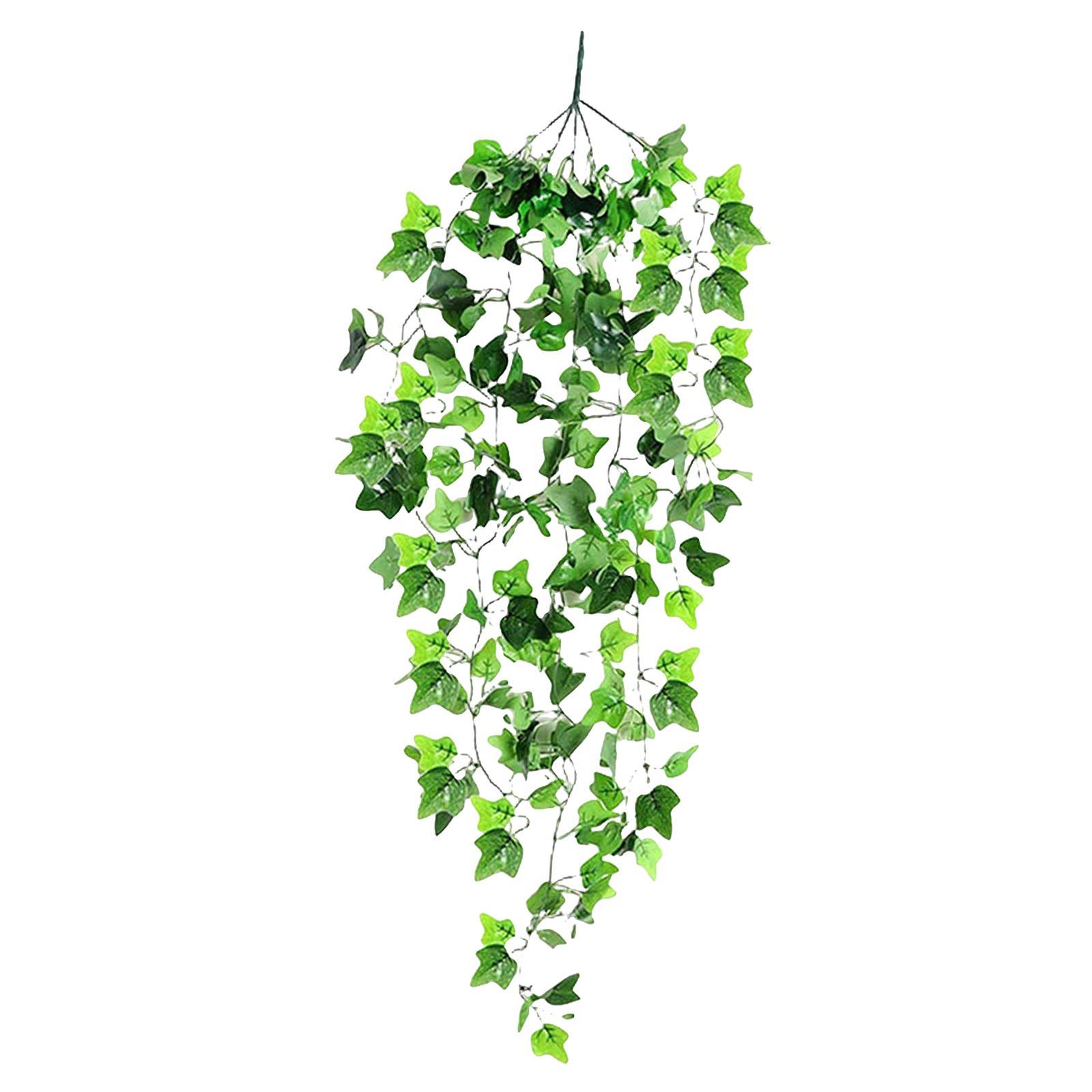 Simulation Rattan Leaves Fake Plants for Hanging Wedding Decor