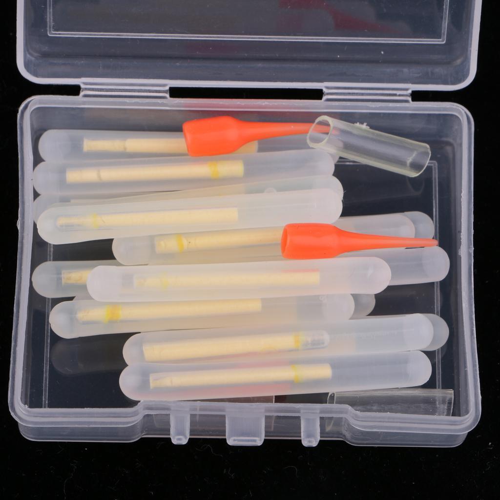 2-4pack 15pcs Night Fishing Light Luminous Glow Sticks Fishing Rod Light